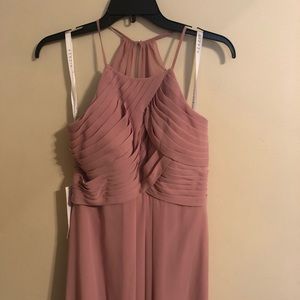 Beautiful dusty rose bridesmaid dress